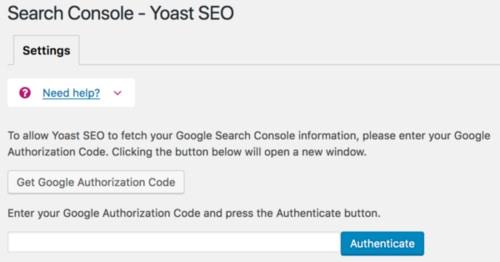 کنسول جستجوی گوگل افزونه Yoast SEO