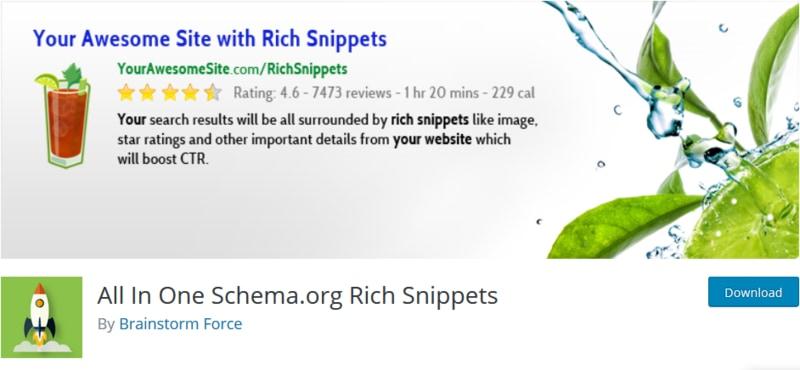 پلاگین سئو وردپرسی All In One Schema.org Rich Snippets