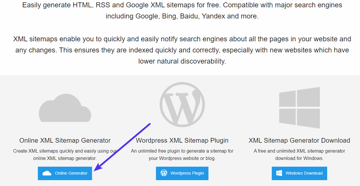استفاده از XML Sitemap Generator