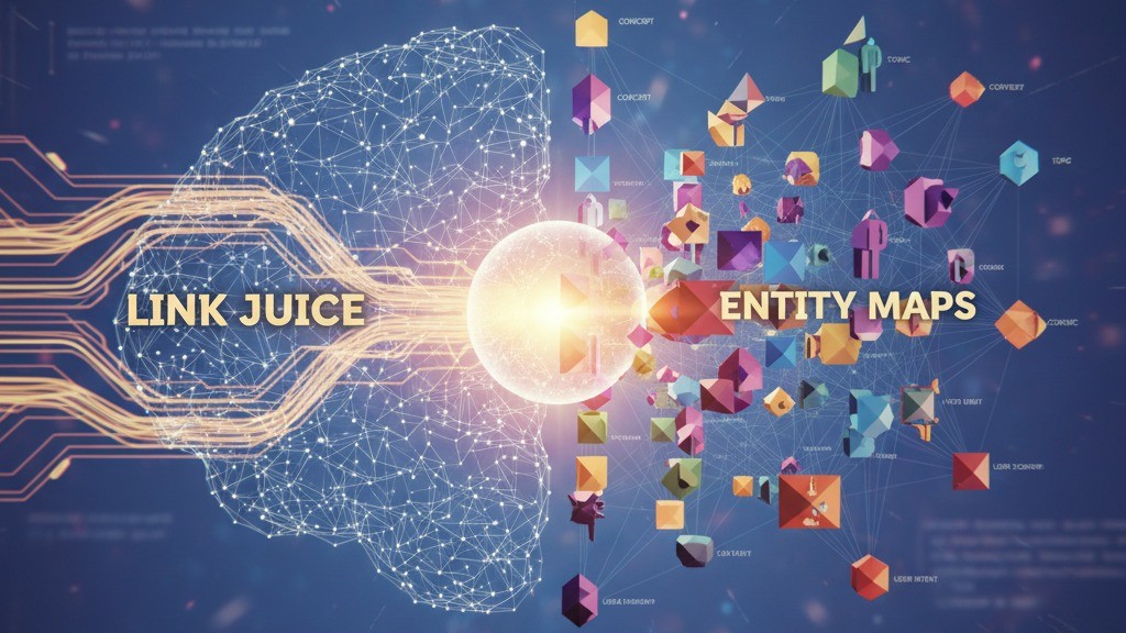 لینک‌سازی داخلی بلوغ یافته: تحول از “Link Juice” به Entity Maps